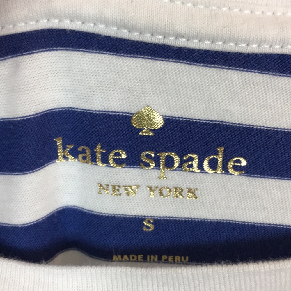 Kate Spade Catch me if you can T-shirt size Small - Picture 2 of 5